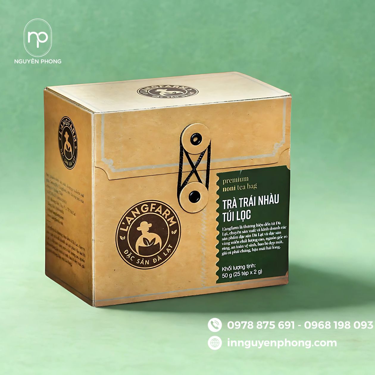 hộp đựng thuốc từ trái nhàu